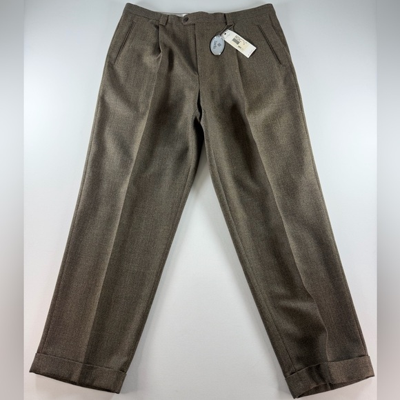 zanella pleated dress pants Zanella Bennett Straight Leg Pleated Dress Pants in Blue for Men